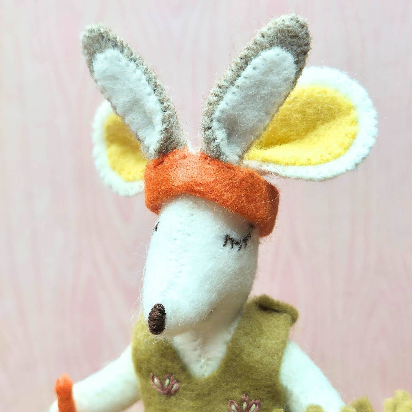 Corinne Lapierre Little Mouse Is A Bunny Felt Craft Mini Kit