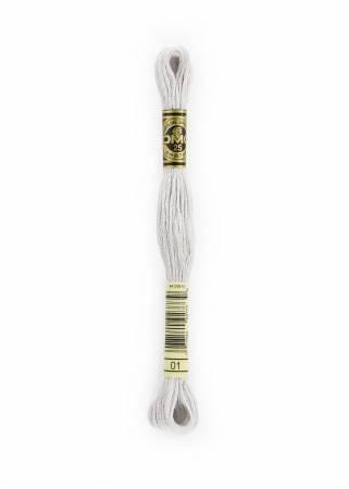 DMC Six Strand Embroidery Floss - BLANC - ECRU - B5200 - 01 - 02 - 03 - 04