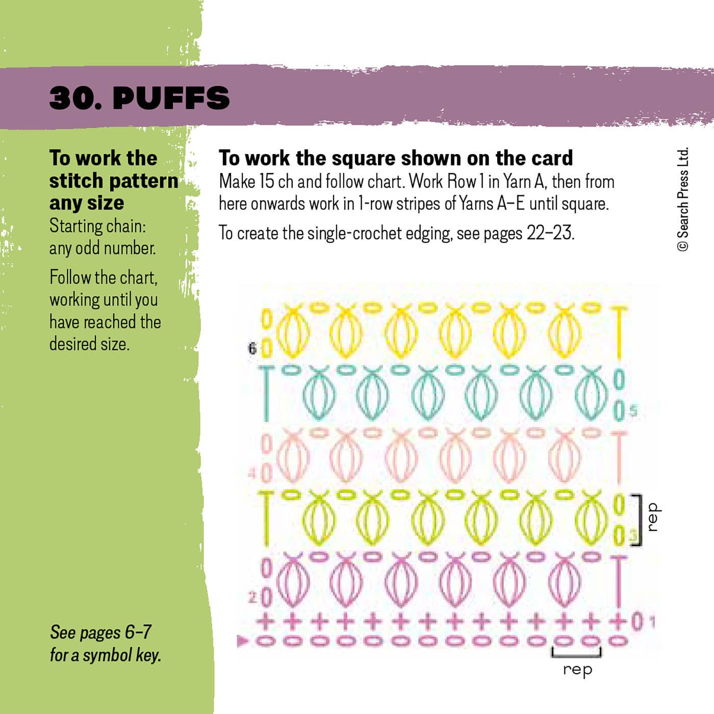 The Granny Square Stitches Card Deck Of Crochet Stitch Patterns