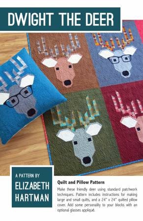 Dwight the Deer a Quilt Pattern by Elizabeth Hartman
