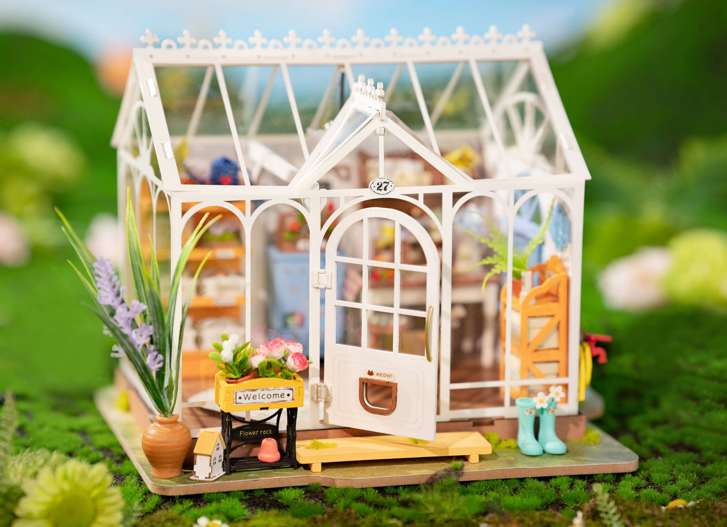 Hands Craft DIY Miniature House Kit: Dreamy Garden House