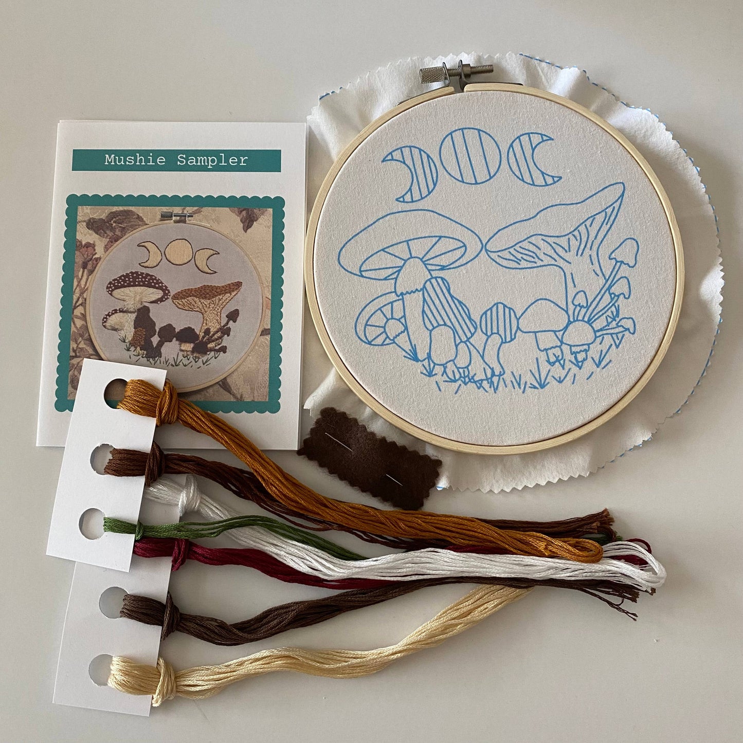 Stitches By Tiff Mushie Sampler Embroidery Kit