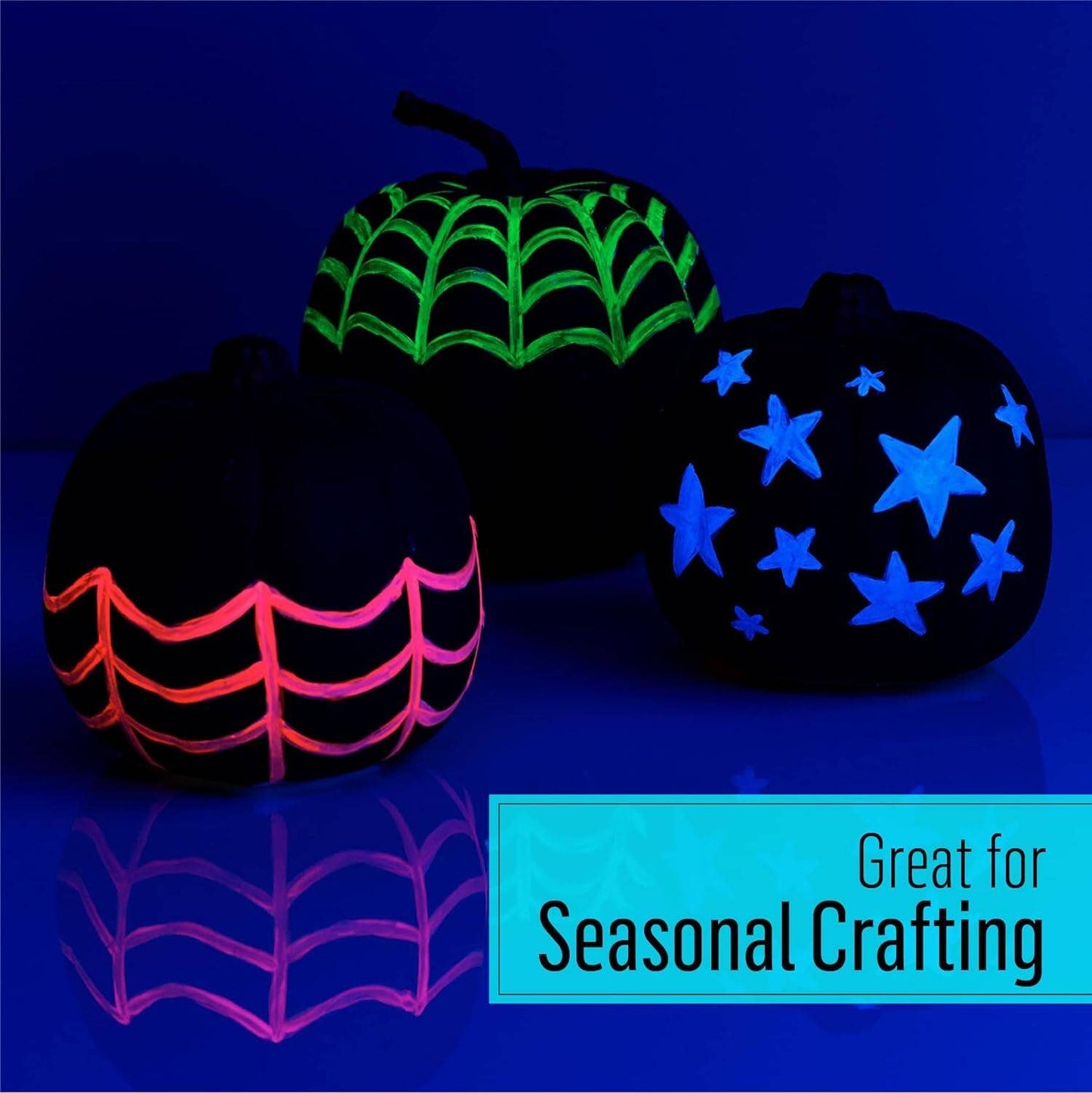 Plaid FolkArt Multi-Surface Neon Blacklight™ Acrylic Paint Set