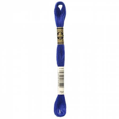DMC Six Strand Embroidery Floss - 791 - 792 - 793 - 794 - 796 - 797 - 798 - 799 - 800