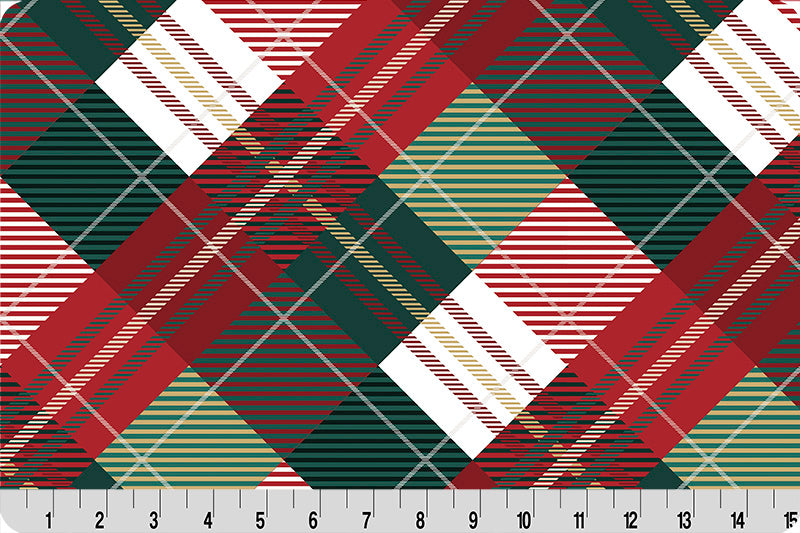 Shannon Fabrics - Plaid Tidings Digital Cuddle - 58"/60" - dcplaidtidingsmulti