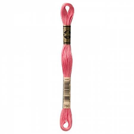 DMC Six Strand Embroidery Floss - 747 - 754 - 758 - 760 - 761