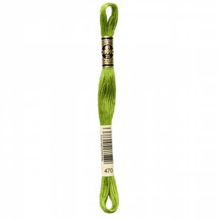 DMC Six Strand Embroidery Floss - 730 - 469 - 470 - 471 - 472 - 498