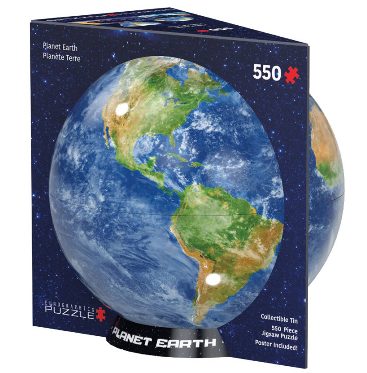 Eurographics Puzzles USA - Planet Earth Puzzle Tin