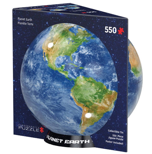 Eurographics Puzzles USA - Planet Earth Puzzle Tin