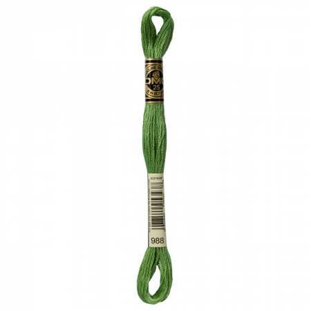 DMC Six Strand Embroidery Floss - 986 - 987 - 988 - 989 - 991 - 992 - 993 - 995 - 996