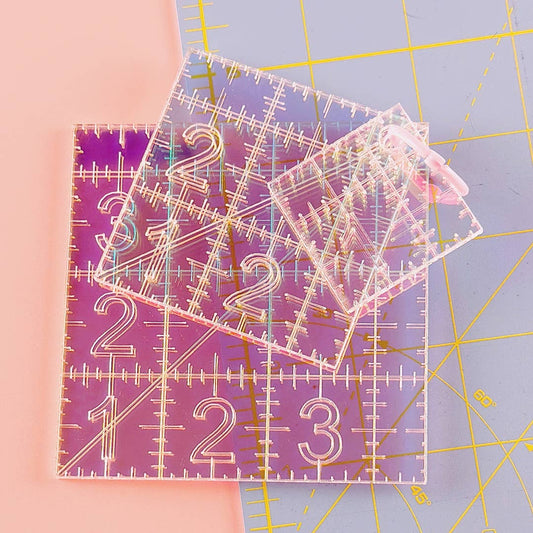 Feral Notions Mini Squares Ruler Set