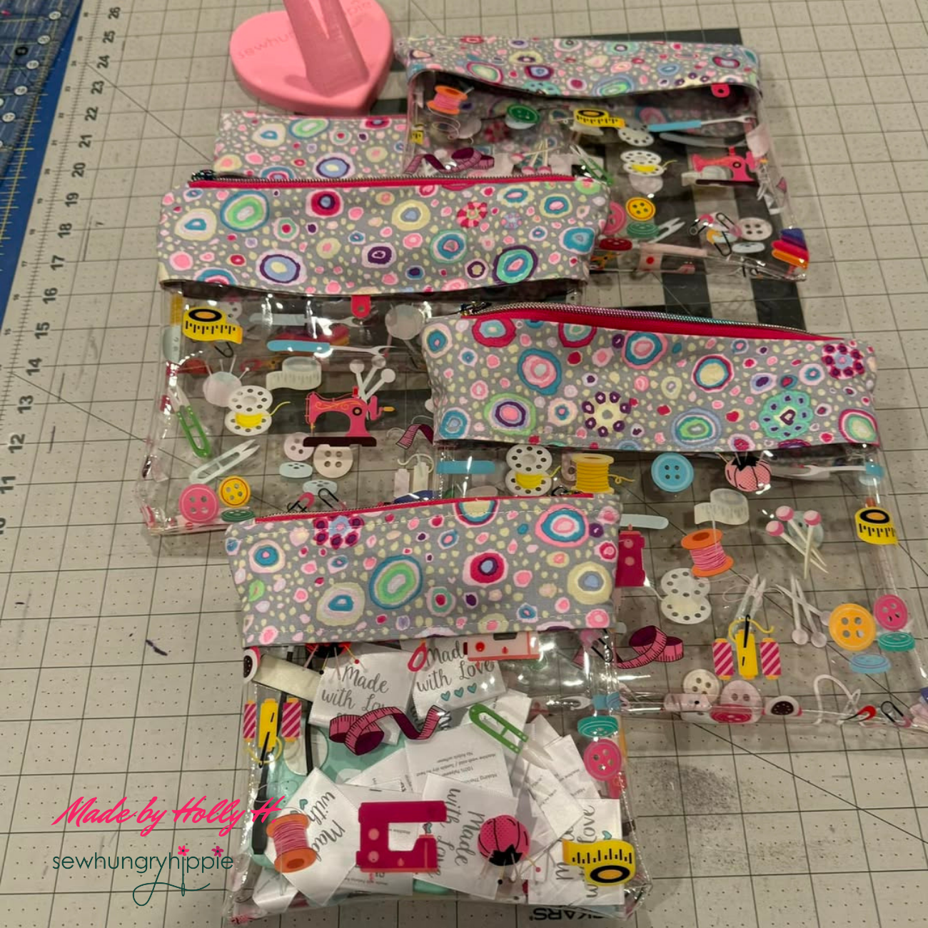 Sew Hungry Hippie Sewing Notions Clear TPU Vinyl – 12" x 50" Roll