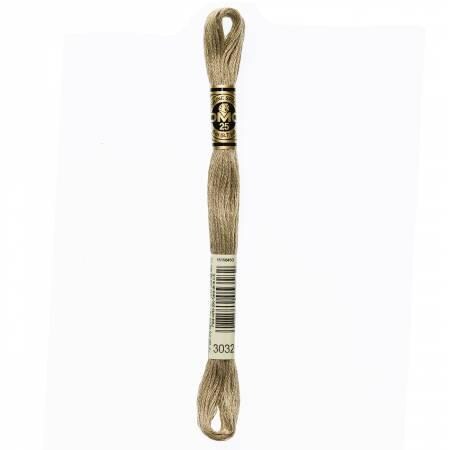 DMC Six Strand Embroidery Floss - 3022 - 3023 - 3024 - 3031 - 3032 - 3033