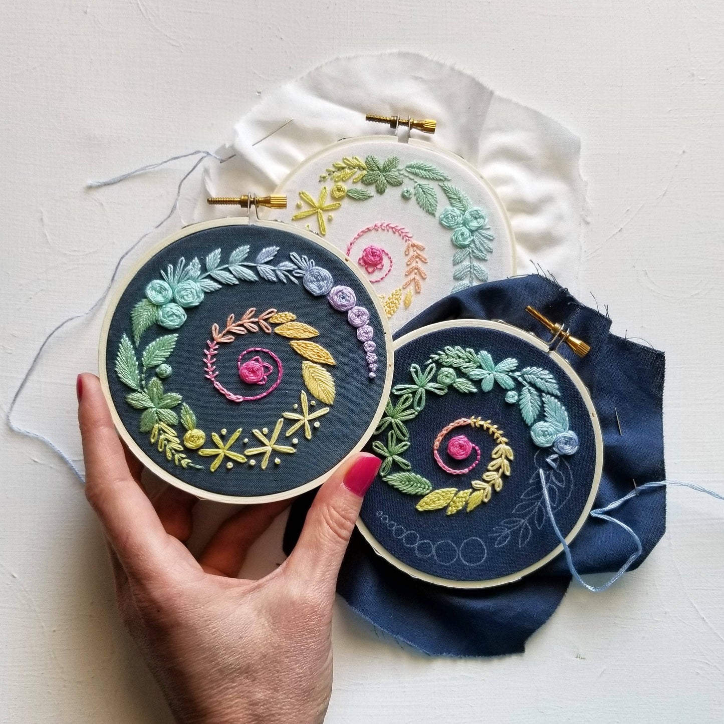 Jessica Long - Spiral Sampler Beginner Embroidery Kit