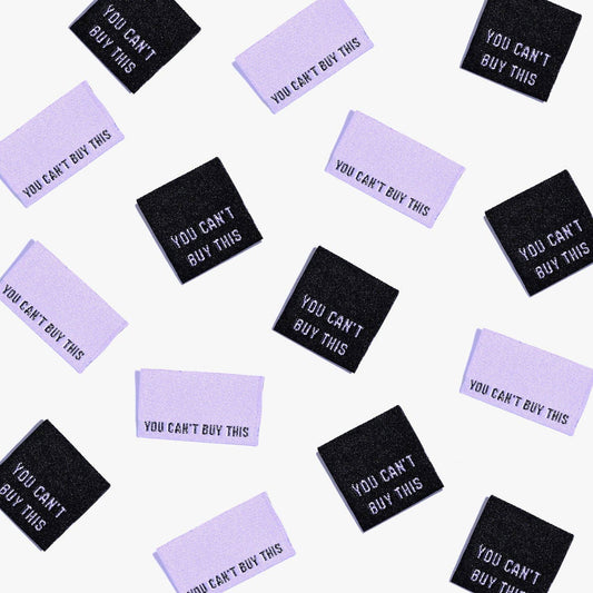 Kylie and the Machine - You Can't Buy This (Metallic) Woven Labels