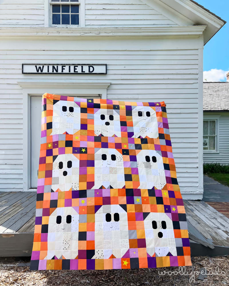 Ghost Party Quilt Pattern By Woolly Petals