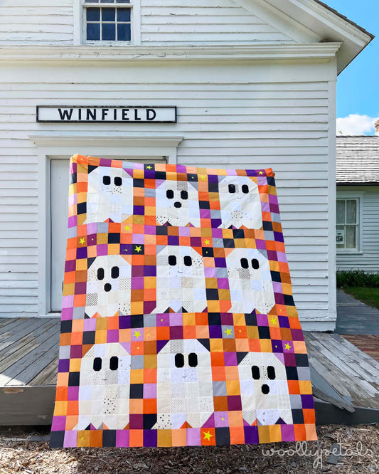 Ghost Party Quilt Pattern By Woolly Petals