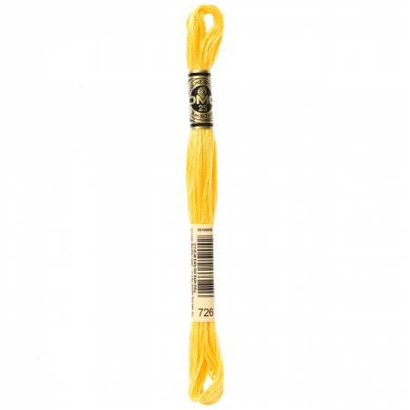 DMC Six Strand Embroidery Floss - 720 - 721 - 722 - 725 - 726 - 727 - 728 - 729