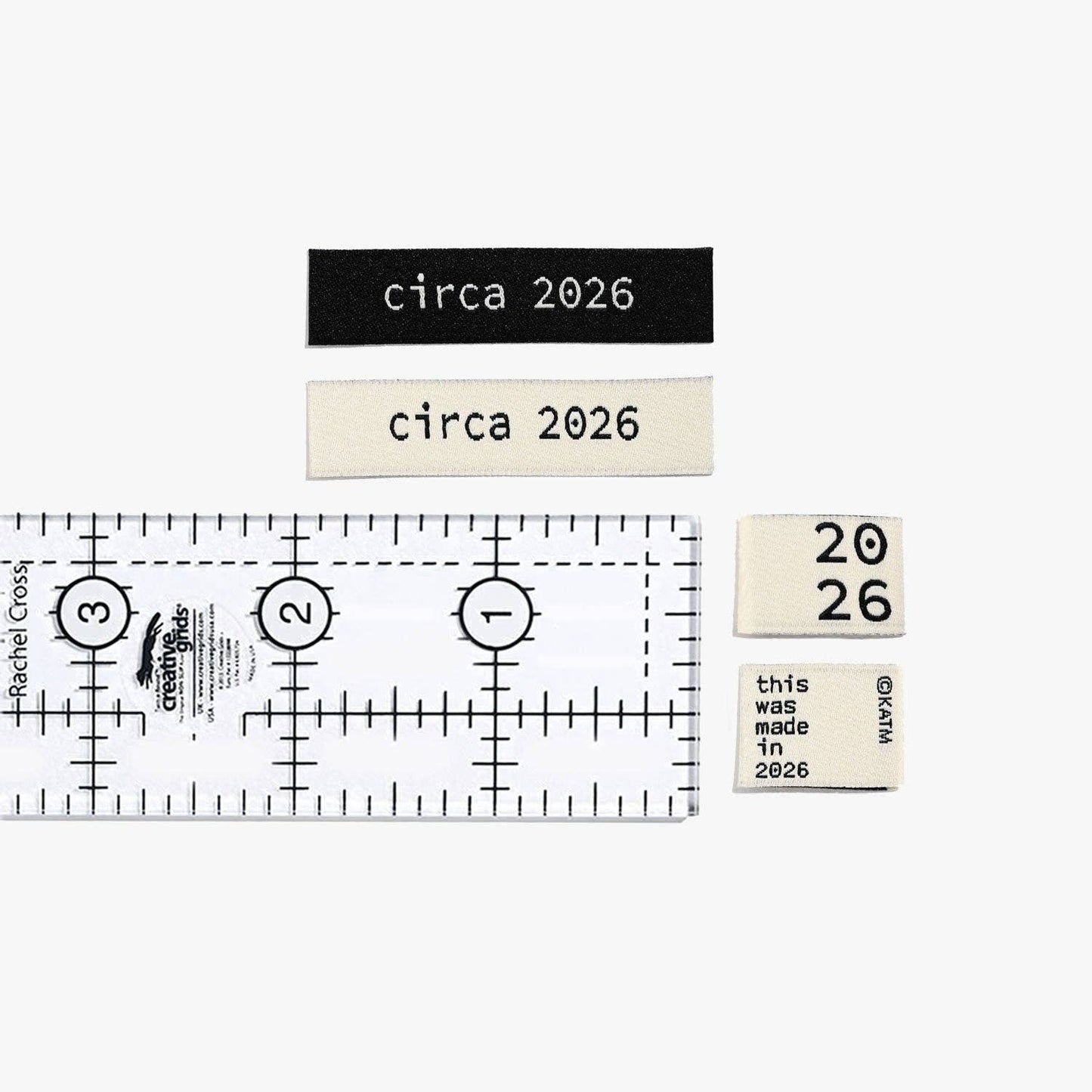 Kylie And The Machine - Circa 2026 Woven Labels - 1 Pack