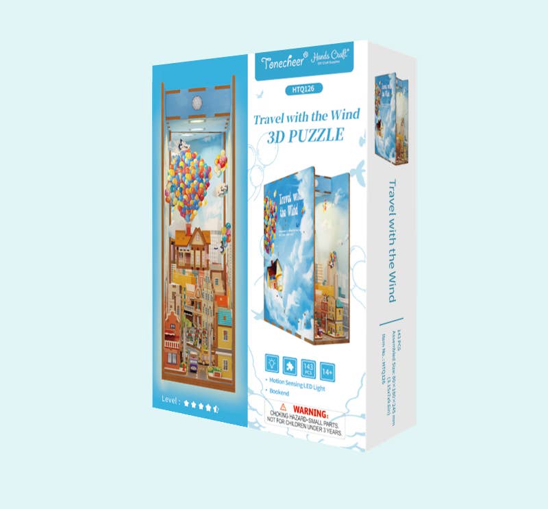 Hands Craft DIY Book Nook Kit: Travel with the Wind