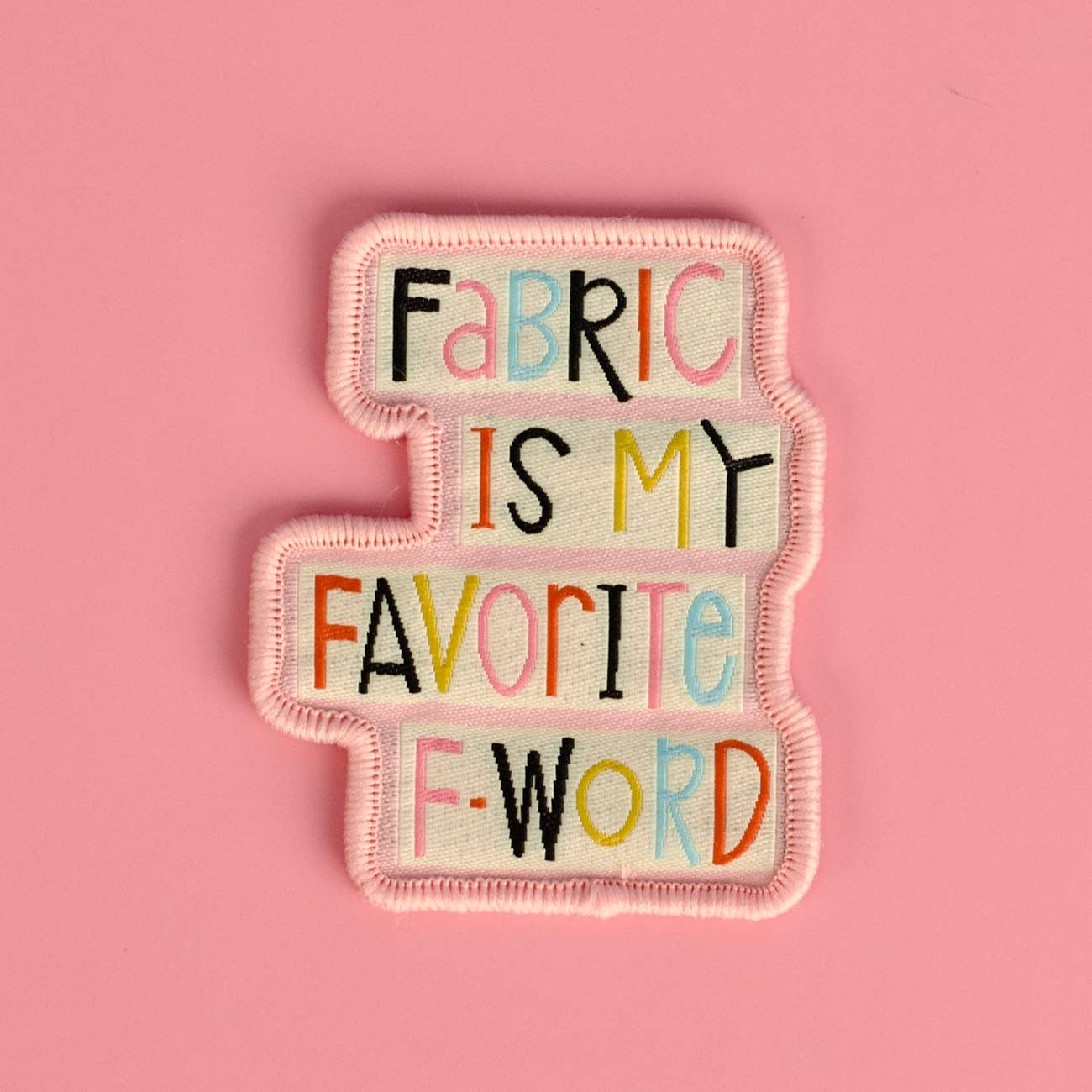 Kati Cupcake - Fabric Is My Favorite F-Word - Patch