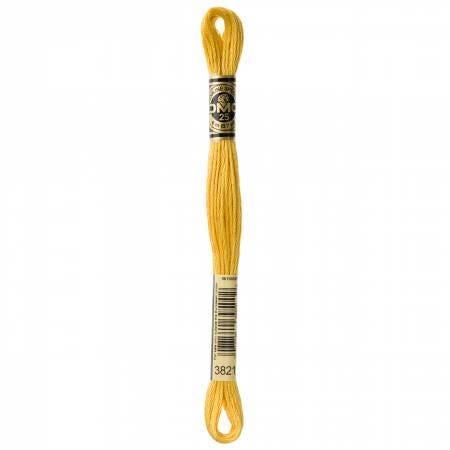 DMC Six Strand Embroidery Floss - 3819 - 3820 - 3821 - 3822 - 3823