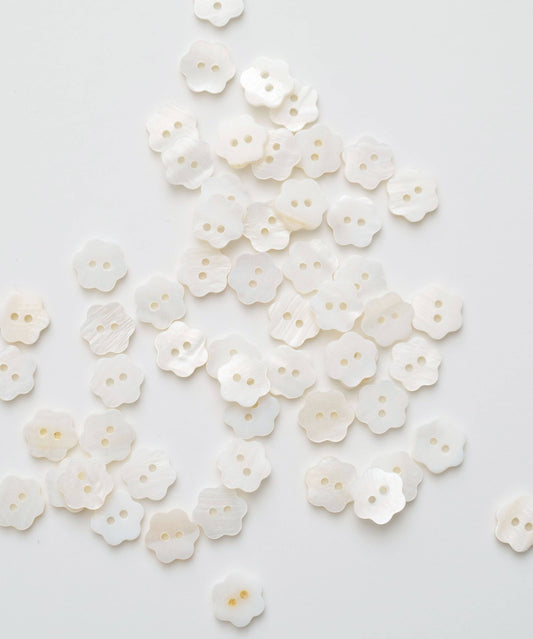 Matchy Matchy Sewing Club - Flower Shaped Shell Buttons