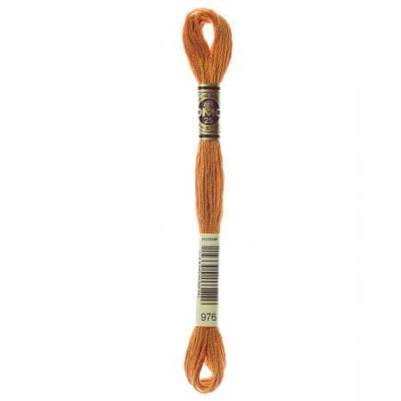 DMC Six Strand Embroidery Floss - 970 - 972 - 973 - 975 - 976 - 977