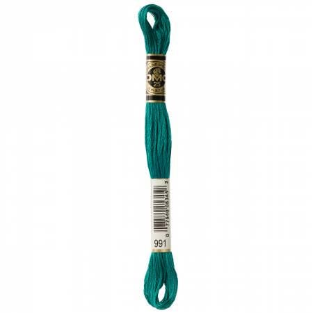 DMC Six Strand Embroidery Floss - 986 - 987 - 988 - 989 - 991 - 992 - 993 - 995 - 996