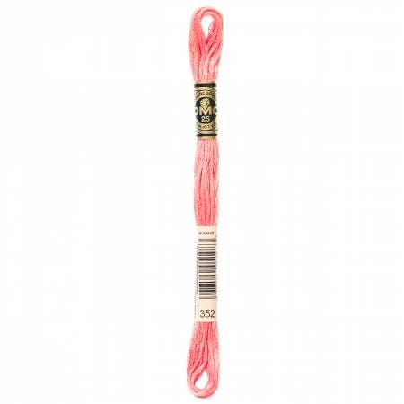 DMC Six Strand Embroidery Floss - 347 - 349 - 350 - 351 - 352 - 353 - 355 - 356