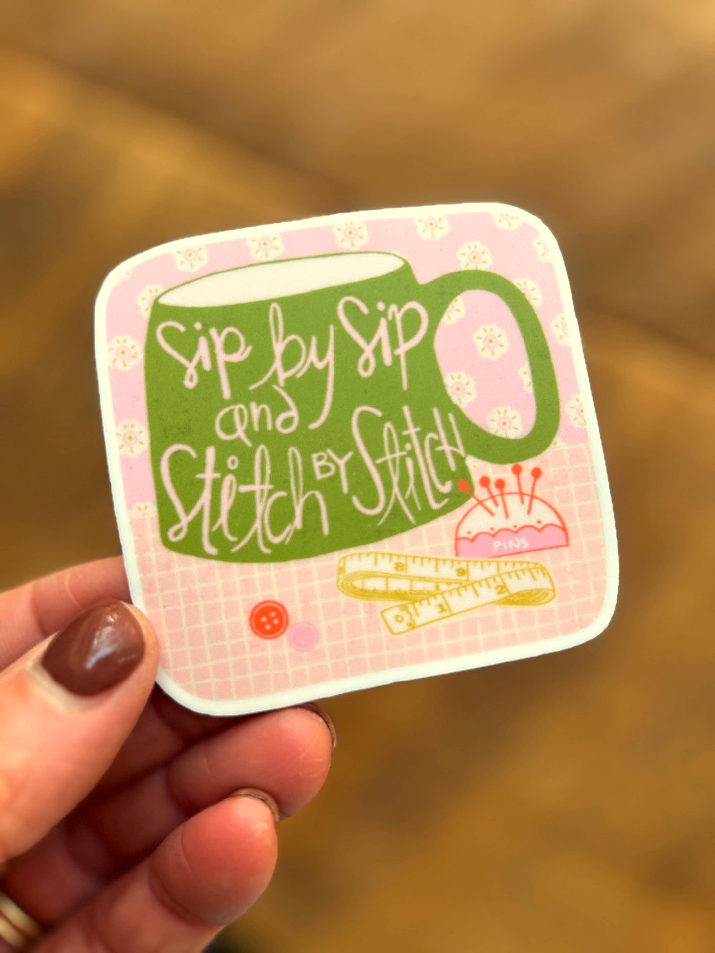 Kati Cupcake - Stitch by Stitch - Sticker Pack - 3 Per Pack!