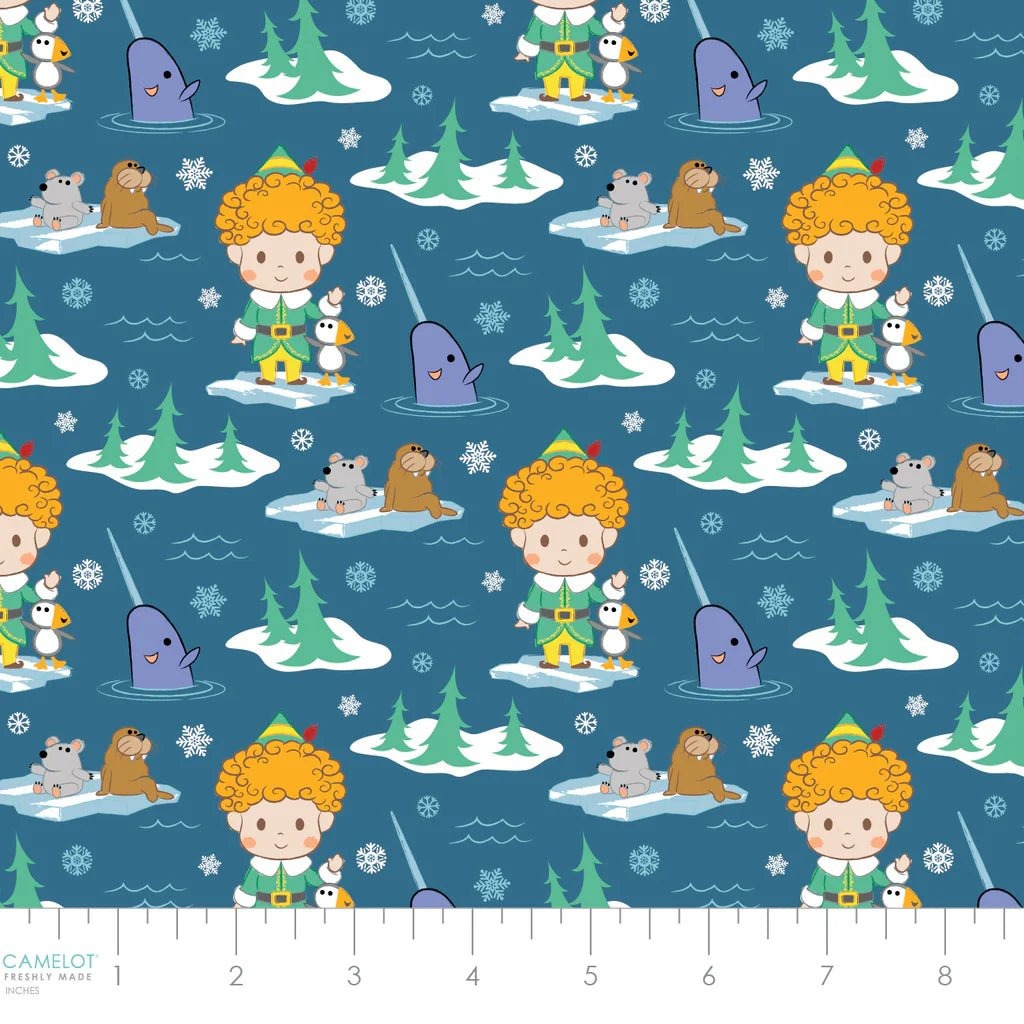 Camelot Fabrics - Elf - Tiny Magic Christmas Holiday - North Pole Friends - 23130134-02