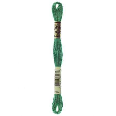 DMC Six Strand Embroidery Floss - 561 - 562 - 563 - 564 - 580 - 581 - 597 - 598