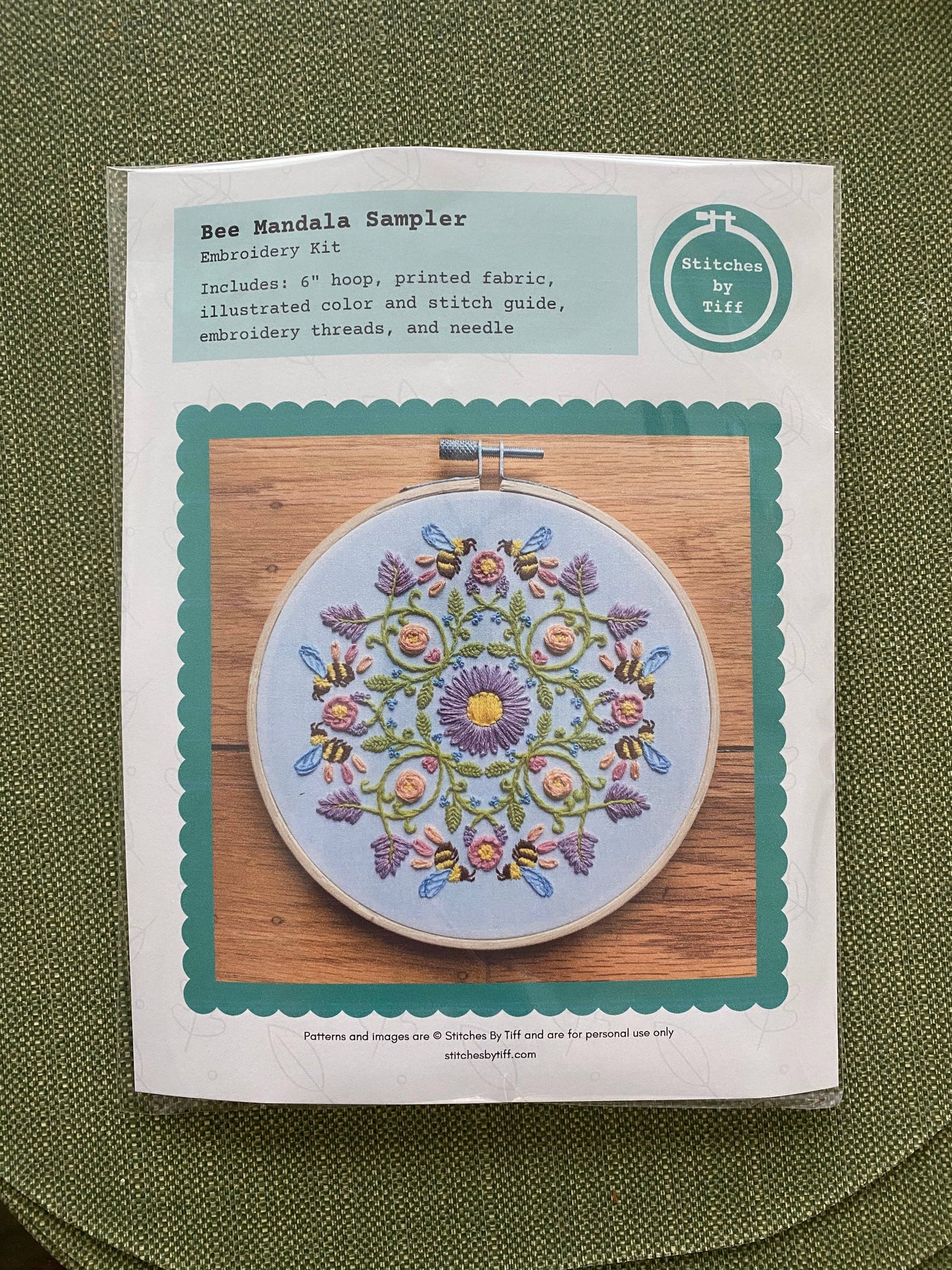 Stitches By Tiff Bee Mandala Sampler Embroidery Kit
