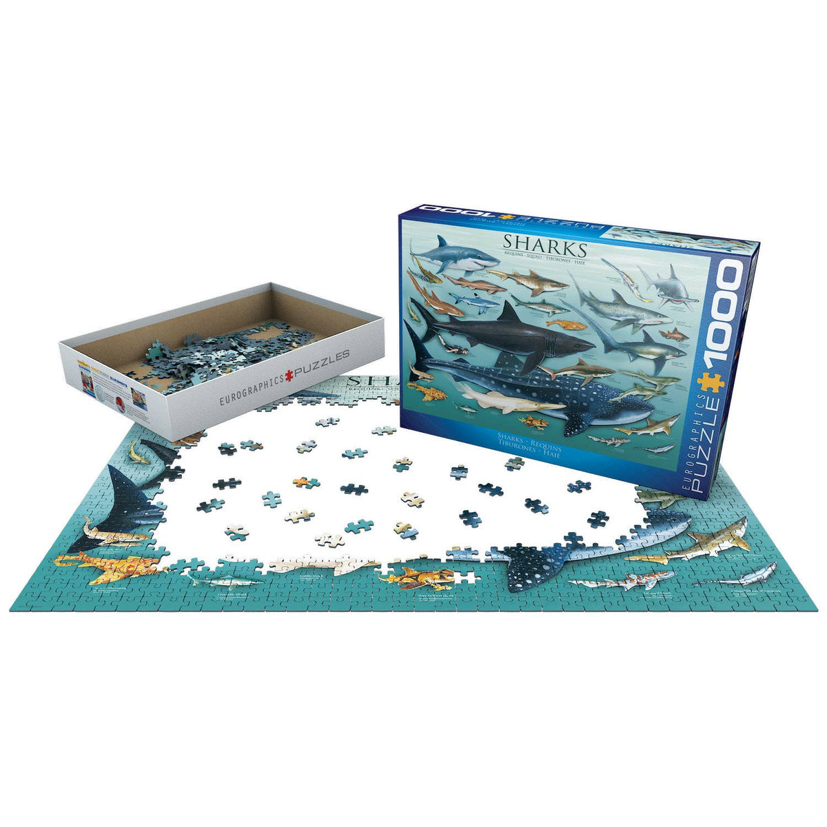 Eurographics Puzzles USA Sharks Puzzle