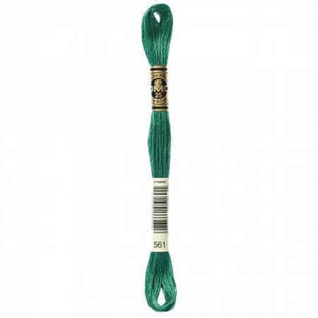 DMC Six Strand Embroidery Floss - 561 - 562 - 563 - 564 - 580 - 581 - 597 - 598