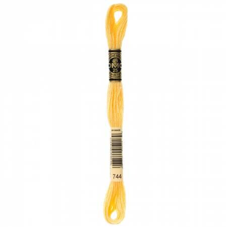 DMC Six Strand Embroidery Floss - 740 - 741 - 742 - 743 - 744 - 745 - 746