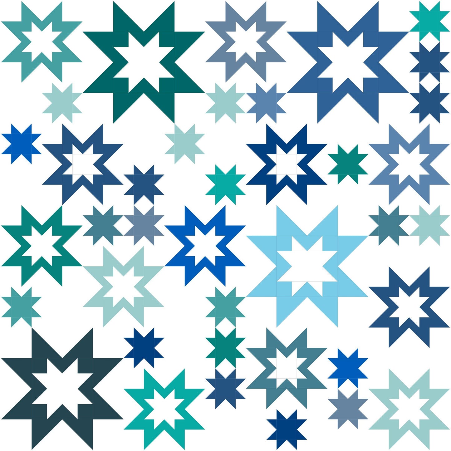 Star Splatter Quilt Pattern By QuiltCakes