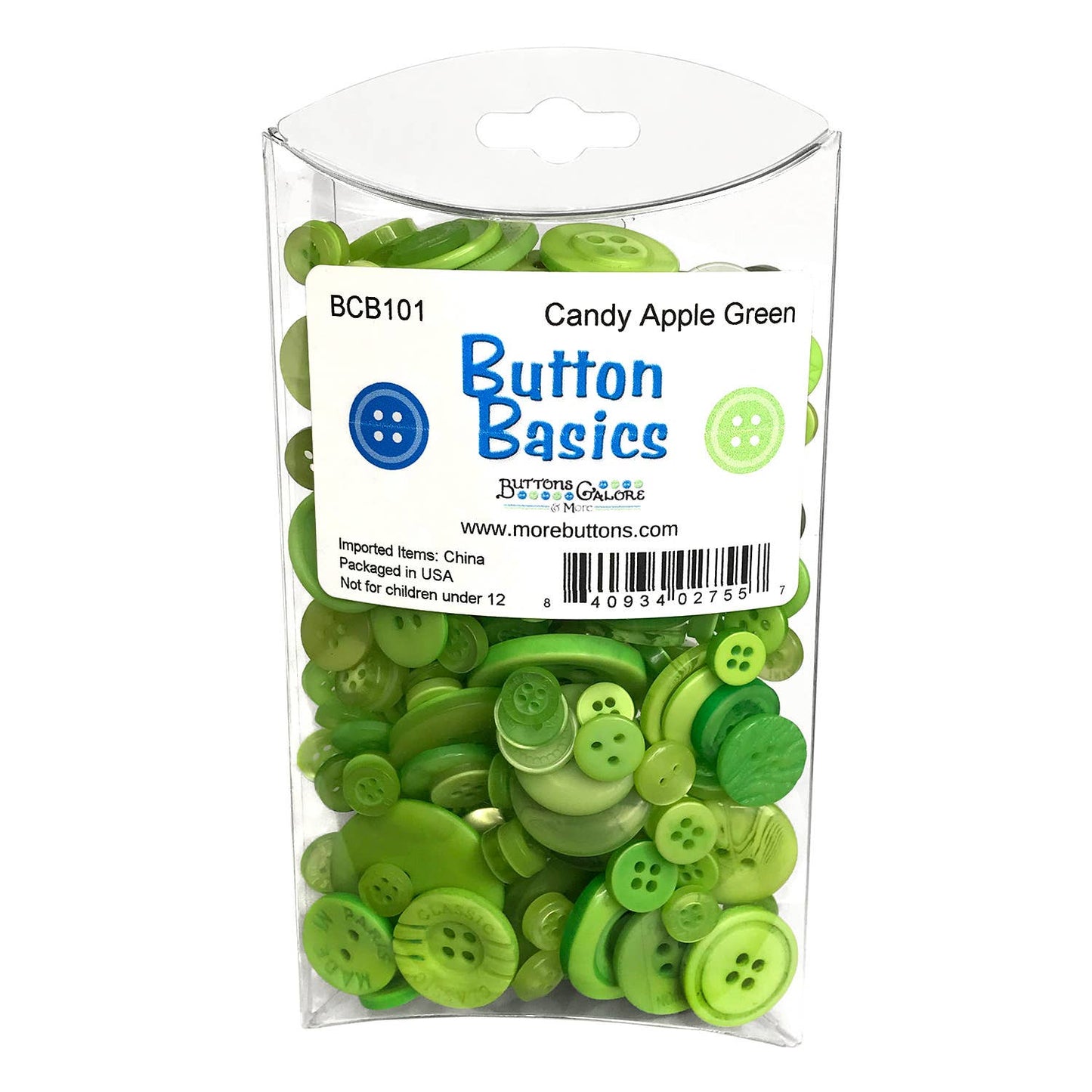 Button Basics Colorful Craft & Sewing Buttons