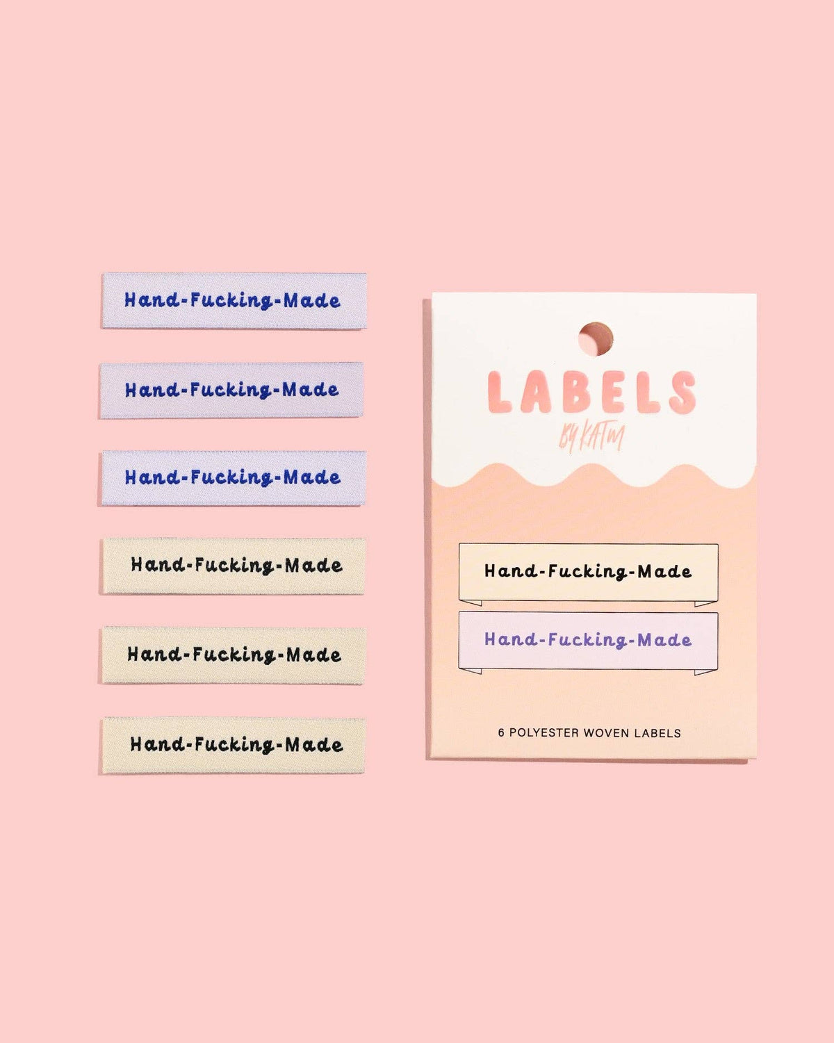 Kylie and the Machine - Hand-Fucking-Made Woven Labels