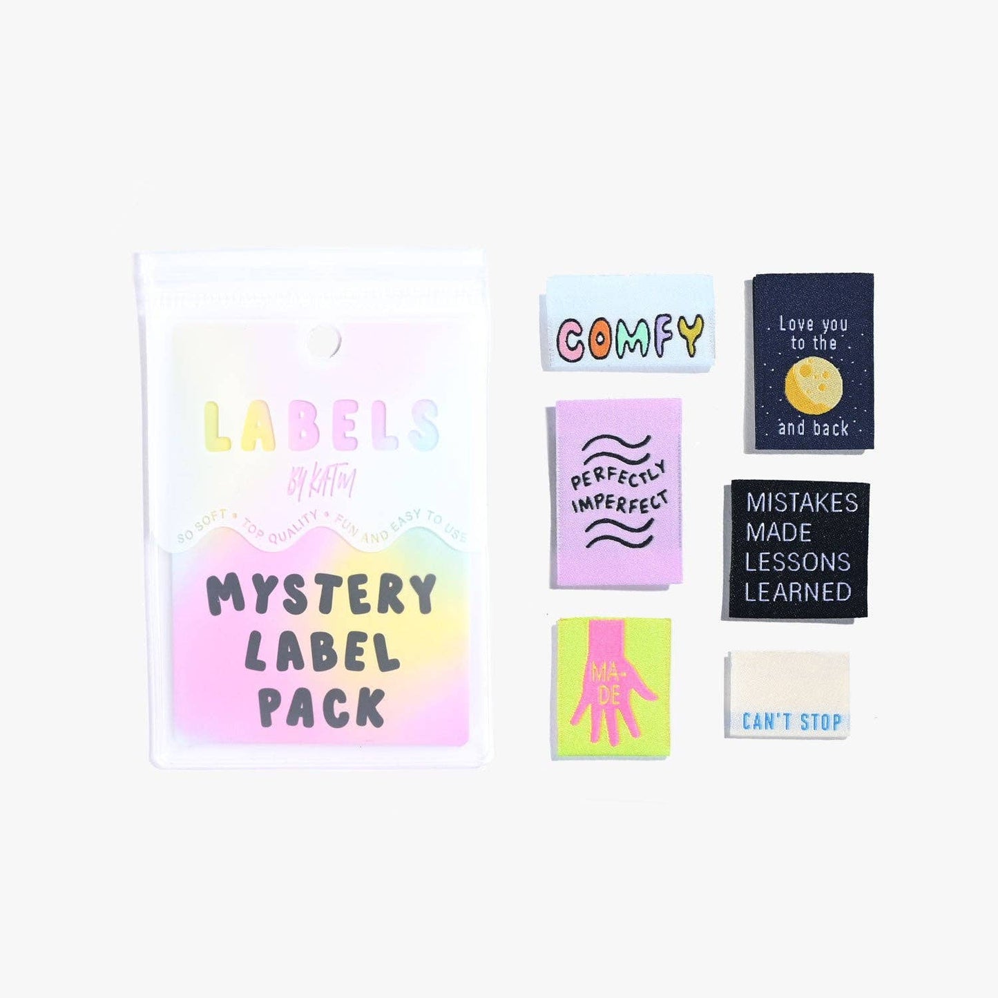 Mystery Woven Label Packs | Case of 6 Units