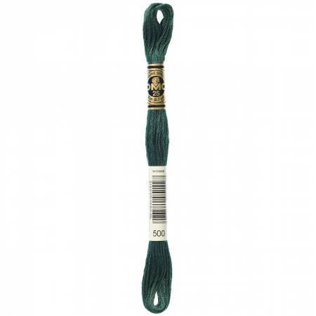 DMC Six Strand Embroidery Floss - 500 - 501 - 502 - 503 - 505 - 517 - 518 - 519