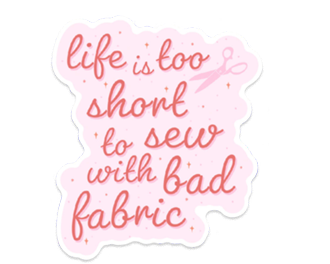 Kati Cupcake - Life Is Too Short - Sticker