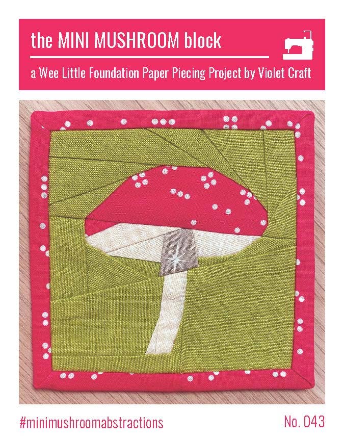 VC043: The Violet Craft Mini Mushroom Pattern
