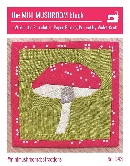 VC043: The Violet Craft Mini Mushroom Pattern