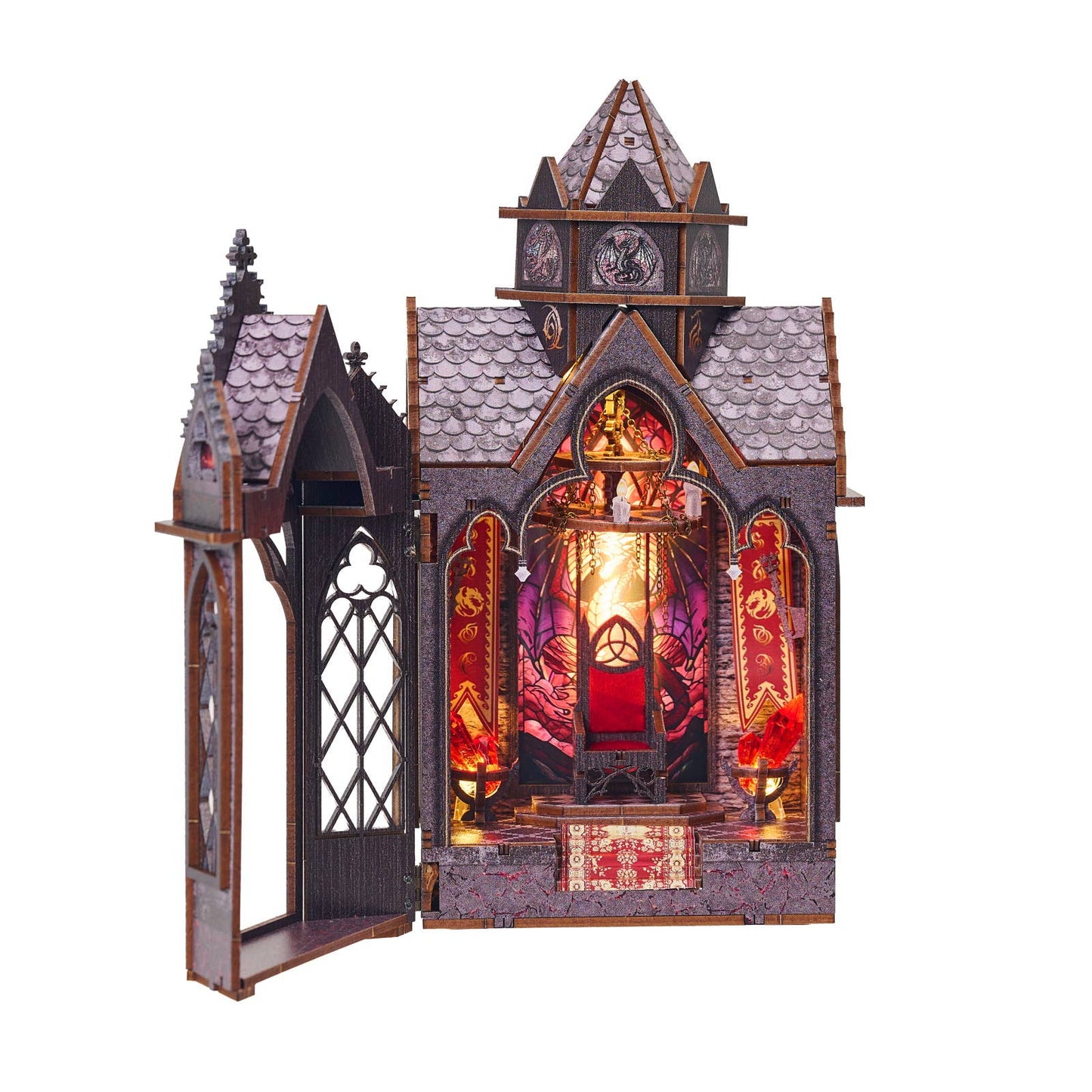 Hands Craft DIY Book Nook Kit: Ember Throne