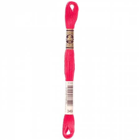DMC Six Strand Embroidery Floss - 347 - 349 - 350 - 351 - 352 - 353 - 355 - 356