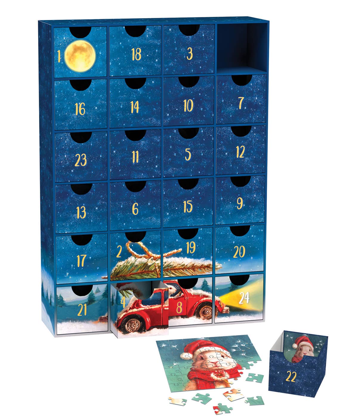 Eurographics Puzzles USA - Christmas Animals - Advent Calendar Puzzle