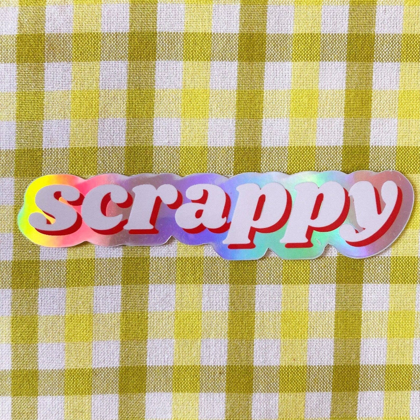 Feral Notions Scrappy Holographic Sticker