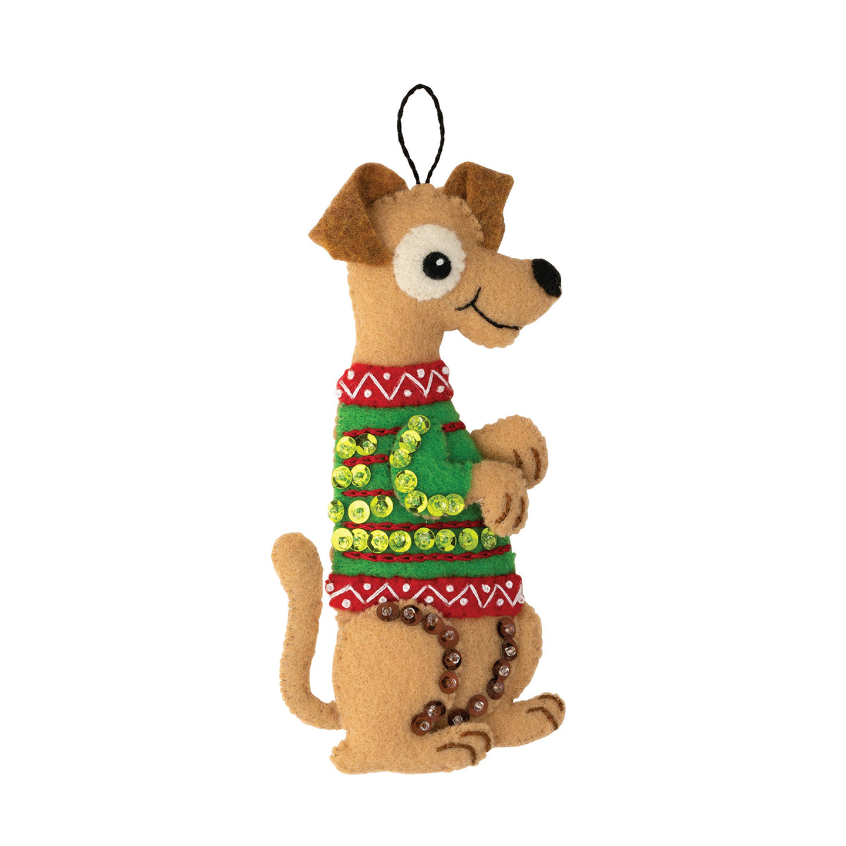 Bucilla ® Seasonal Felt Christmas Ornaments Kit Dogs in Ugly Sweaters